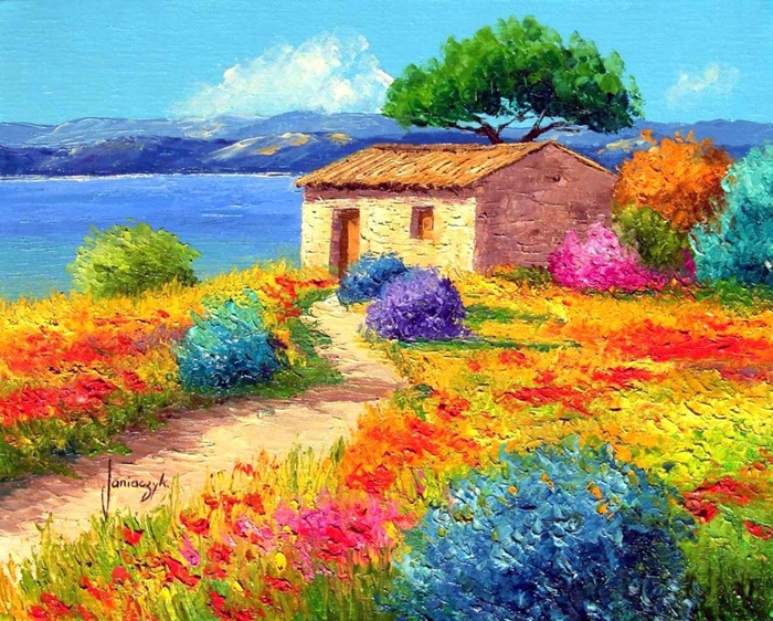 Jean-Marc Janiaczyk - French painter - Dreaming of Provence  (13).jpg